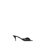 Black Saint Laurent Babylone Mules in Smooth Leather, Black, 60 mm | Mules