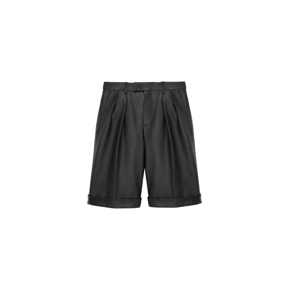 Bermuda Shorts in Lambskin