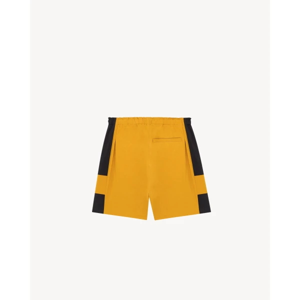 Multicolour Saint Laurent Cassandre Bermuda Shorts in Cotton, view 3 | Tailored pants