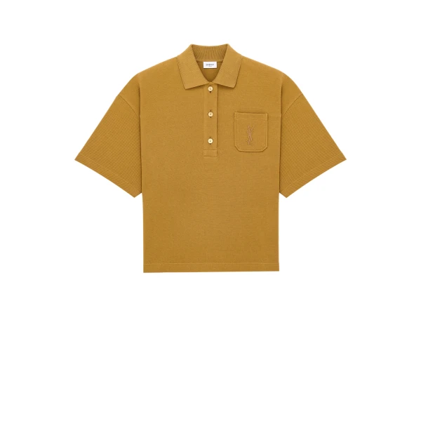 Cassandre Oversized Polo in Cotton Piqué