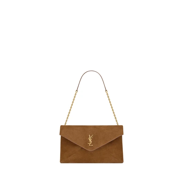 Cassandre Pouch on Chain in Suede