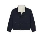 Multicolour Saint Laurent Cassandre Reversible Jacket in Brushed Cotton Canvas | Jackets