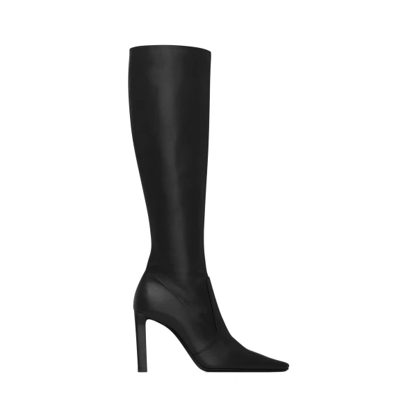 Francoise Boots in Smooth Leather, Black
