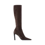 Brown Saint Laurent Francoise Boots in Suede | Boots