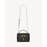 Black Saint Laurent Gaby Vanity Large in Lambskin | Shoulder & Crossbody Bags