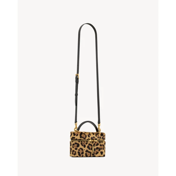Multicolour Saint Laurent Gaby Vanity in Pony Hair Leather, view 5 | Mini Bags