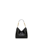 Black Saint Laurent HORTENSE small hobo in shiny leather | Shoulder & Crossbody Bags