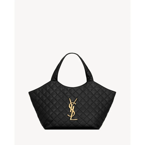 Icare Medium in Quilted Nappa, Black