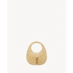 Ivory Saint Laurent Icarino in Shearling | Shoulder & Crossbody Bags
