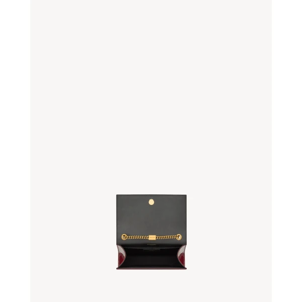 Red Saint Laurent Kate Small in Patent Leather, view 5 | Shoulder & Crossbody Bags