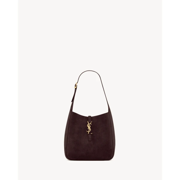 Le 5 À 7 Supple Small in Suede, Arabica