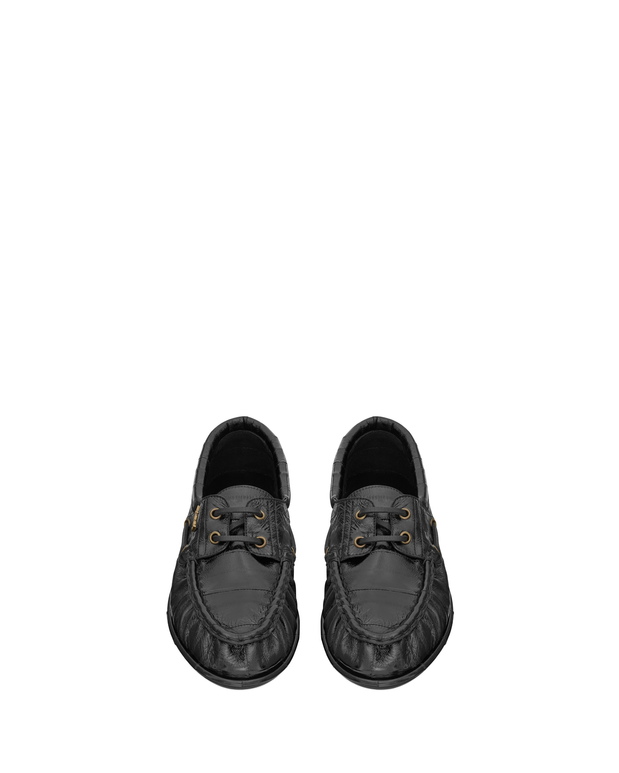 Saint Laurent Le Loafer Boat Shoes in Hagfish Black Saint Laurent Le Loafer Boat Shoes in Hagfish | Loafers