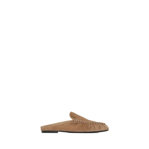 Le Loafer Mules in Suede, City Nude