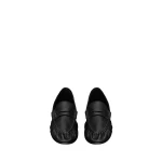 Black Saint Laurent Le Loafer Supple in Matte Leather, Black | Loafers