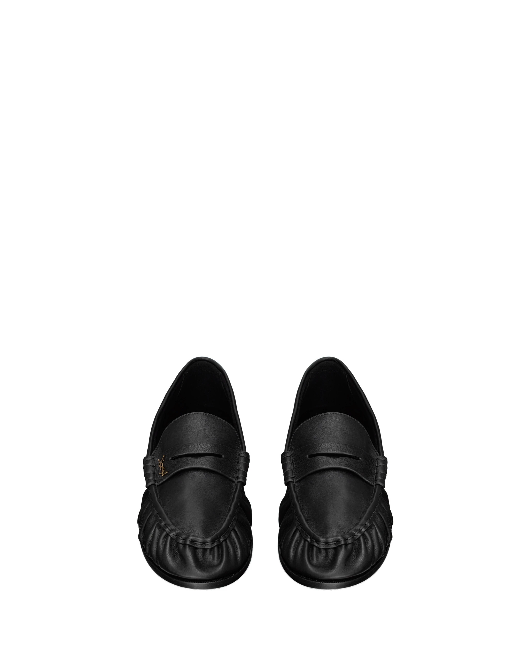 Saint Laurent Le Loafer Supple in Matte Leather, Black Black Saint Laurent Le Loafer Supple in Matte Leather, Black | Loafers