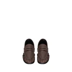 Brown Saint Laurent Le Loafer Supple in Matte Leather, Paris Brown | Loafers