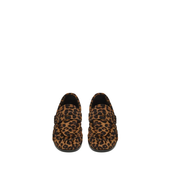 Multicolour Saint Laurent Le Loafer Supple in Pony Hair Leather | Loafers