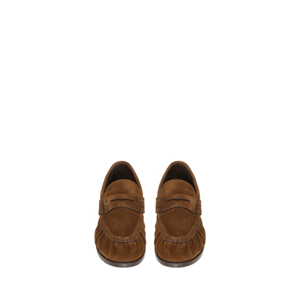 Le Loafer Supple in Suede, Dark Havana