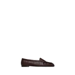 Brown Saint Laurent Loaferino Ballerinas in Hagfish | Flats