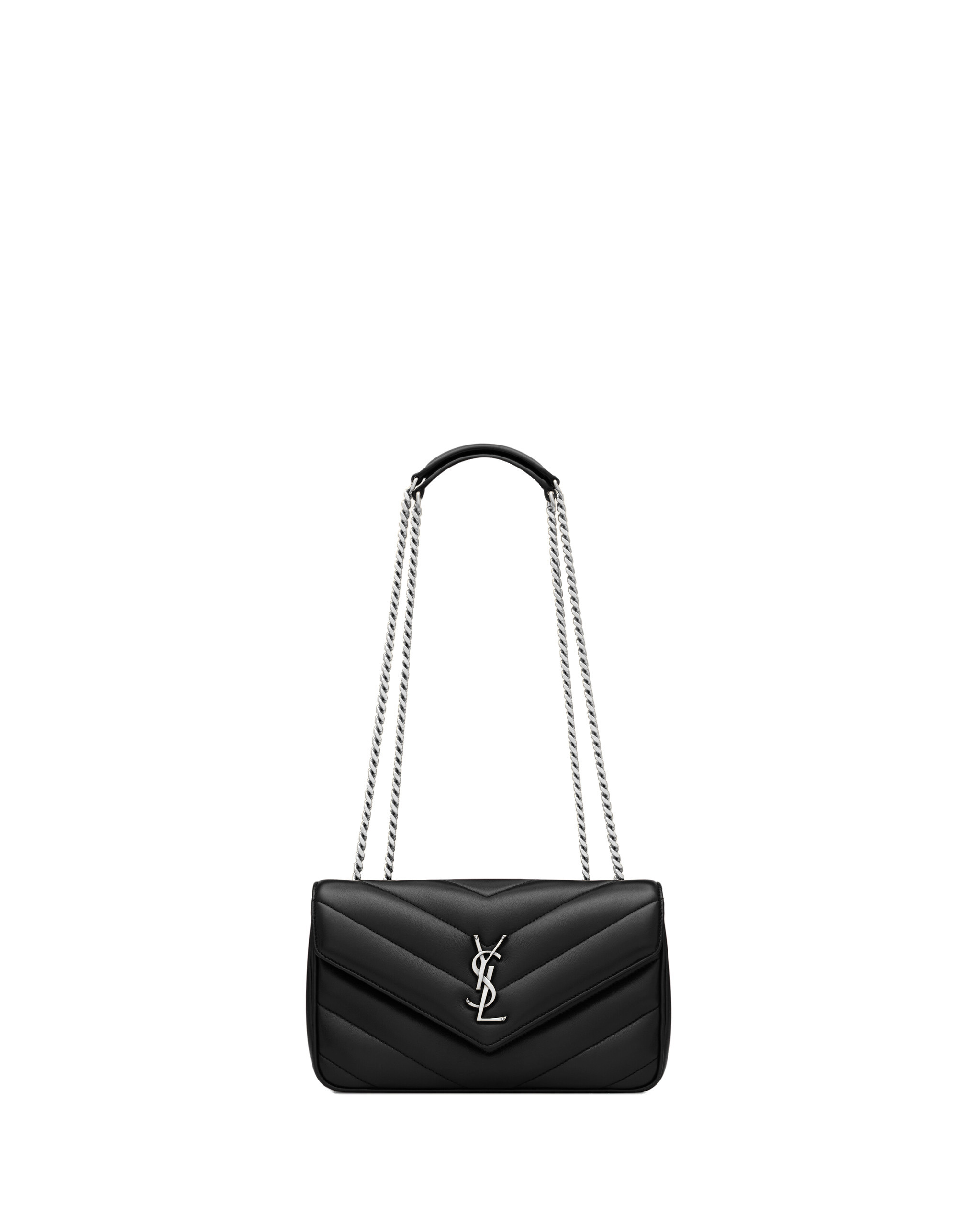 Mini Lin Bucket Saint Laurent Loulou Small in Matelassé Lambskin | Coveti