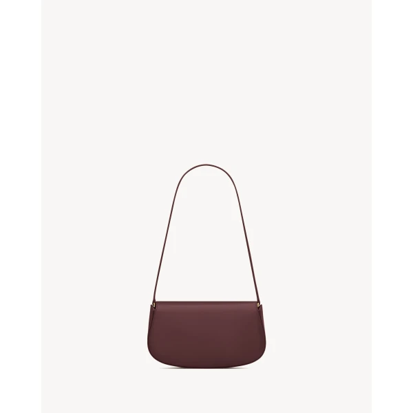 Red Saint Laurent Mini Voltaire in Box Saint Laurent, Rouge Cabernet, view 2 | Mini Bags