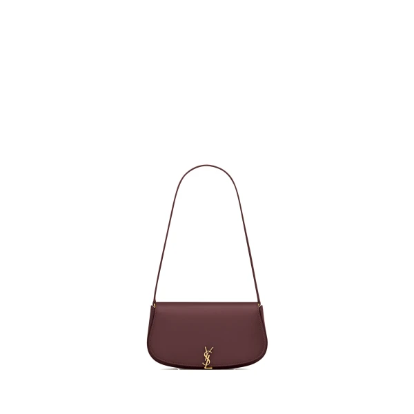 Red Saint Laurent Mini Voltaire in Box Saint Laurent, Rouge Cabernet | Mini Bags