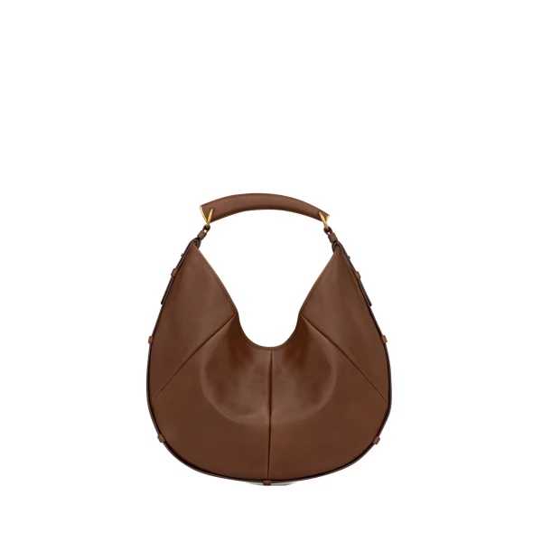 Brown Saint Laurent Mombasa Medium in Smooth Leather | Shoulder & Crossbody Bags
