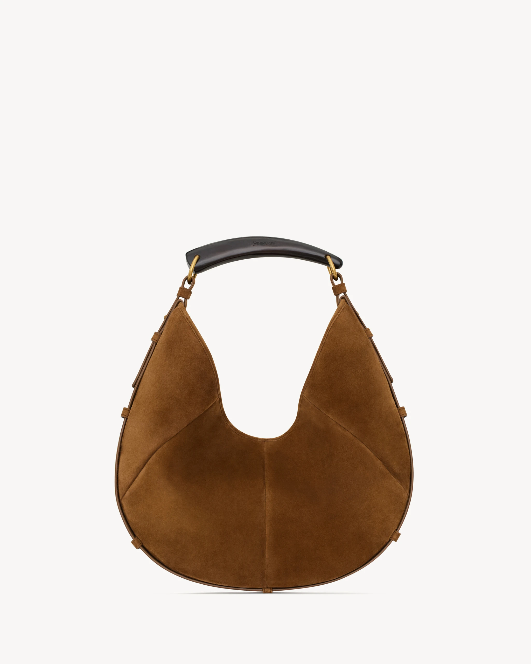 Saint Laurent Mombasa Medium in Suede Brown Saint Laurent Mombasa Medium in Suede | Shoulder & Crossbody Bags