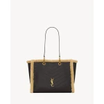 Multicolour Saint Laurent Niki Shopping in Leather and Shearling | Totes & Top-Handle Bags