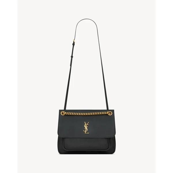 Black Saint Laurent Niki Soft Medium in Lambskin, view 2 | Shoulder & Crossbody Bags