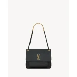 Black Saint Laurent Niki Soft Medium in Lambskin | Shoulder & Crossbody Bags