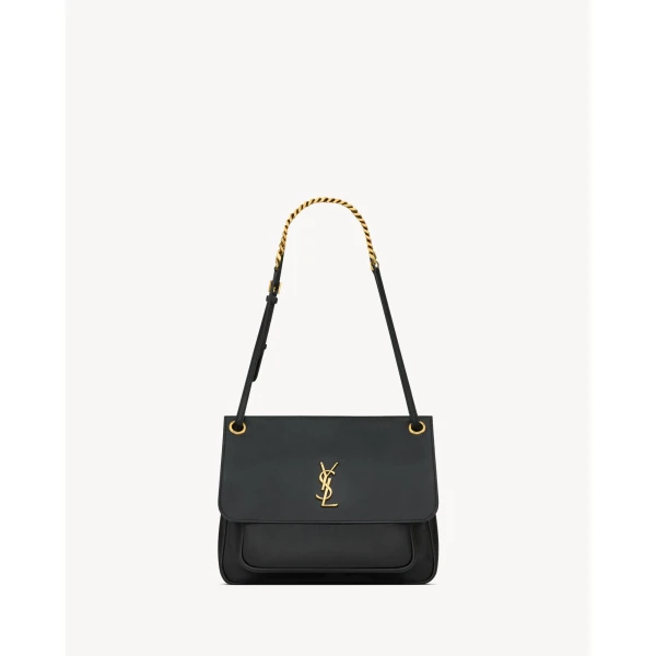 Black Saint Laurent Niki Soft Medium in Lambskin | Shoulder & Crossbody Bags