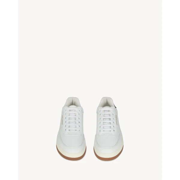 Multicolour Saint Laurent SL/61 Sneakers in Smooth Leather, view 2 | Sneakers