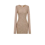 Multicolour Saint Laurent Sequin Mini Dress in Knit | Mini Dresses