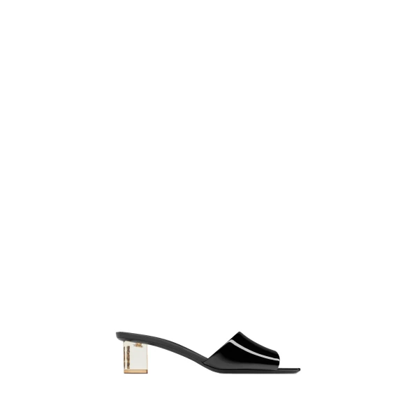 Sip Mule Sandals in Patent Leather