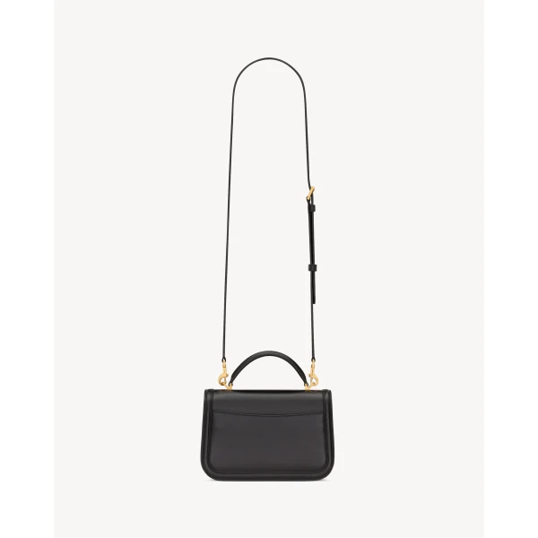 Black Saint Laurent Solferino Mini Top Handle in Box Saint Laurent, view 3 | Totes & Top-Handle Bags