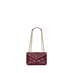 Red Saint Laurent Toy PUFFER in lambskin | Mini Bags