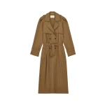 Beige Saint Laurent Trench Coat in Cotton Twill | Trench Coat