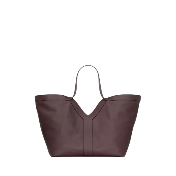 Y tote in leather
