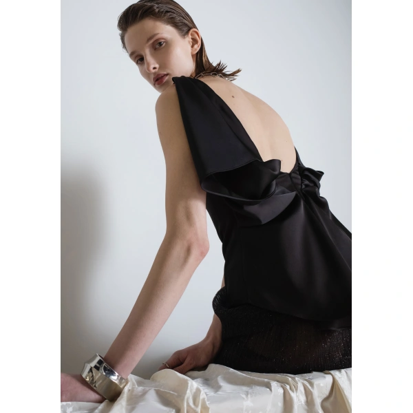 Sandra Mansour After Dark Dress in Black, view 3