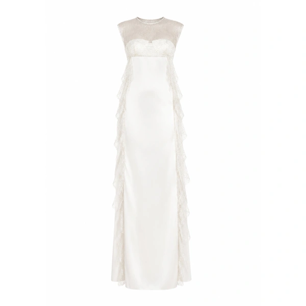 Sandra Mansour Allure Dress in Off White