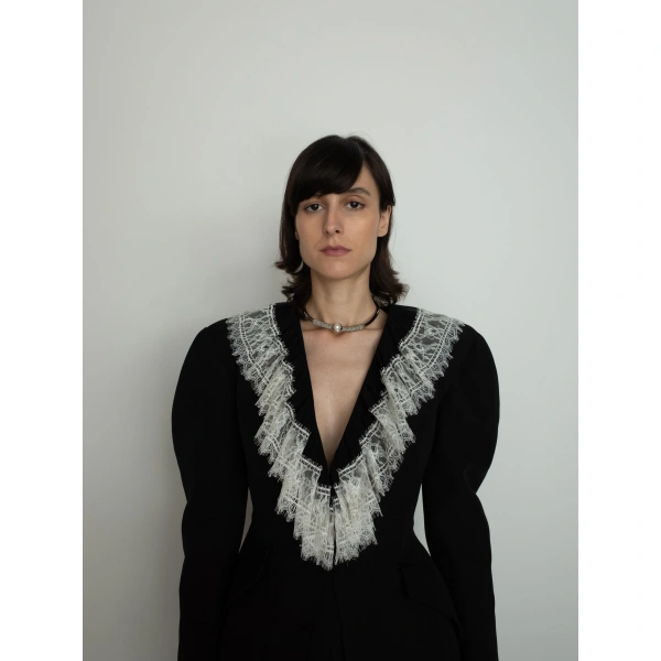 Sandra Mansour Axis Jacket in Black, view 2