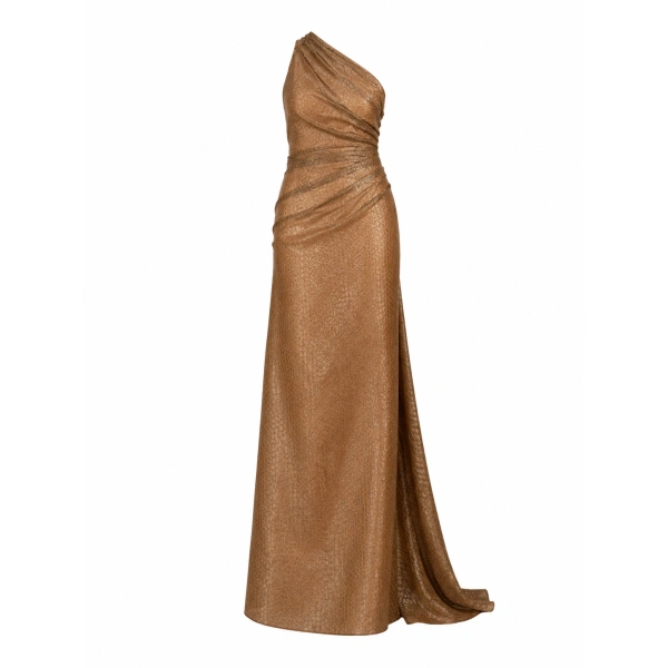 Blur Dress in Bronze