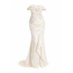 Sandra Mansour Breathless Dress in Cream