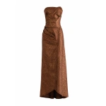 Sandra Mansour Cadence Dress in Bronze