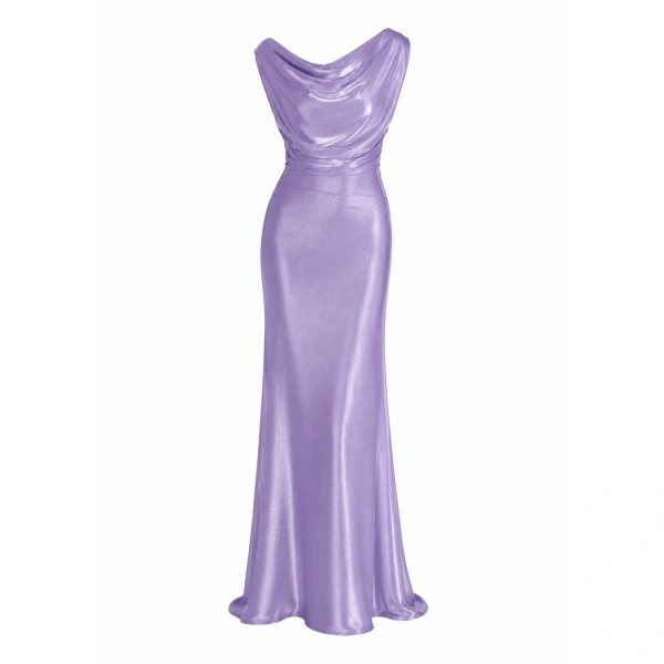 Sandra Mansour Corps Libre Dress in Lilac