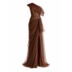 Sandra Mansour Delirium Dress in Brown