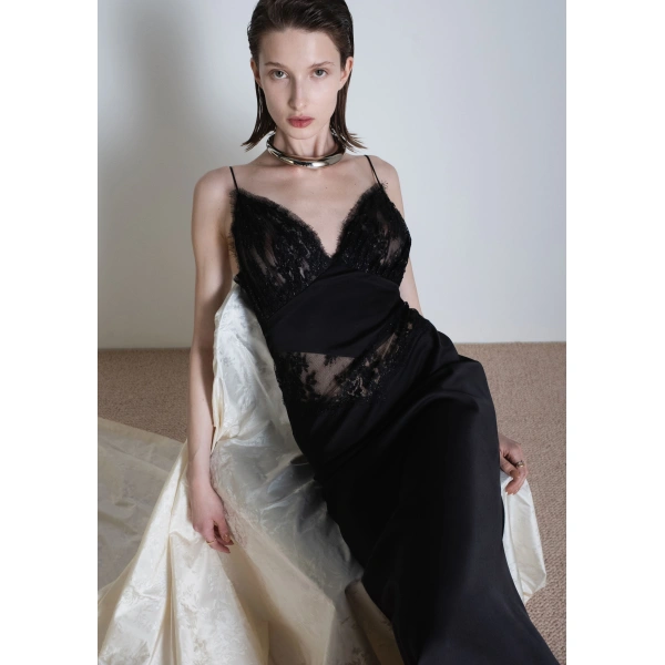 Sandra Mansour Desire Dress in Black, view 3