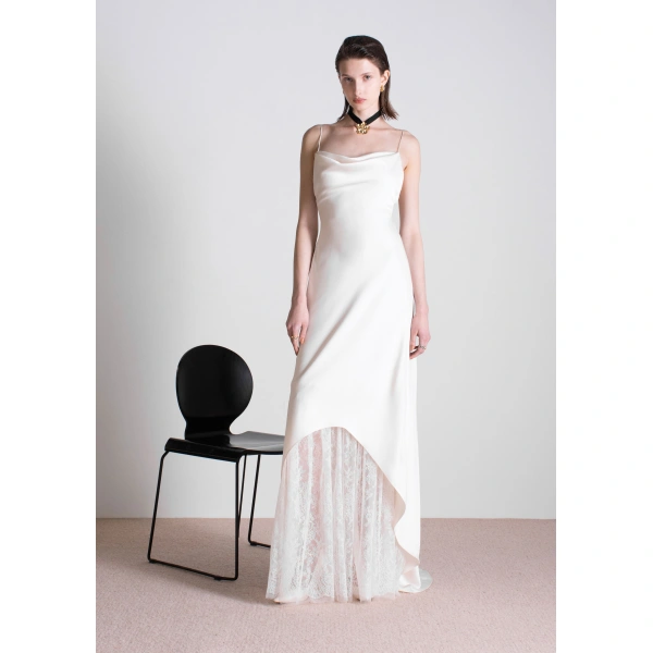 Sandra Mansour Enigma Dress in Off White, view 2
