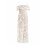 Sandra Mansour Fragment Dress in Off White